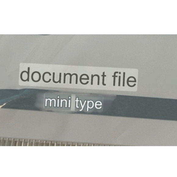 6-Pocket Document File with Index Sticker Paper. Mini Type. Translucent. Pink. - Picture 7 of 9